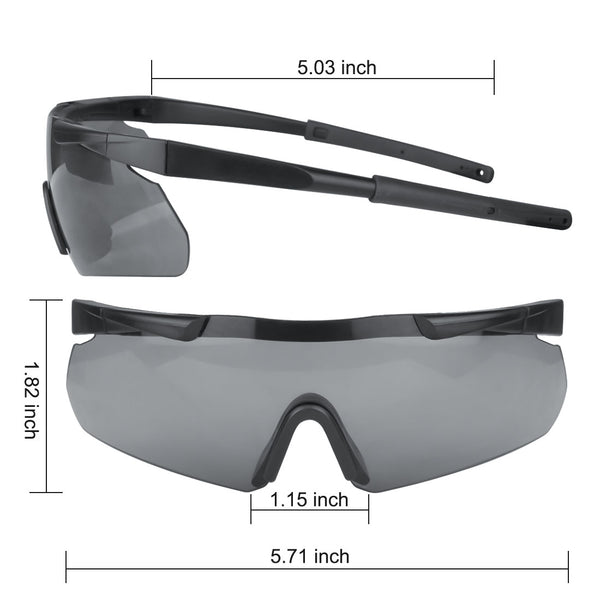 Numa Optics Chisel Shooting Glasses - 3 Lens Kit