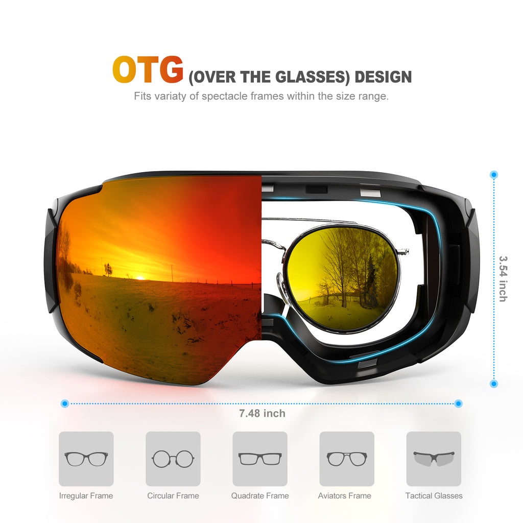 Tactical snow goggles on sale