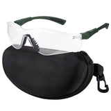 Shooting Glasses with Zip Storage Bag