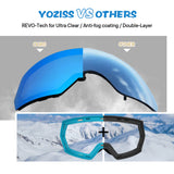 Yoziss Kids OTG  Ski Snowboard Goggles Blue