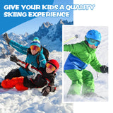 Yoziss Kids OTG  Ski Snowboard Goggles Blue