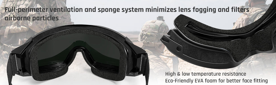XTG07 Airsoft Goggles Tactical Glasses Interchangeable Lens Kit – YOZISS